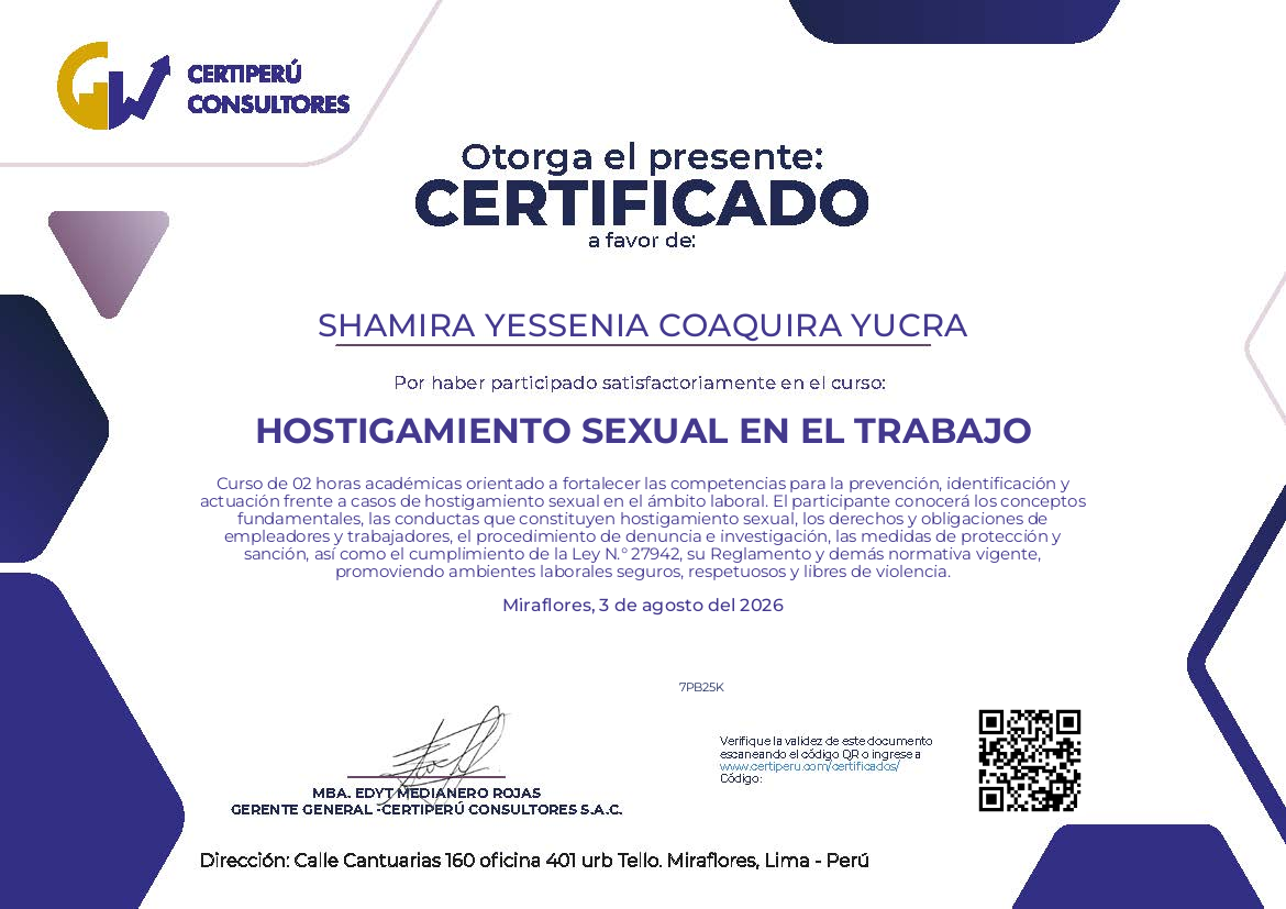 Certificado