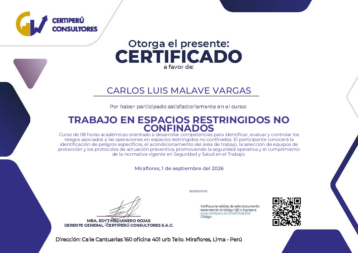 Certificado