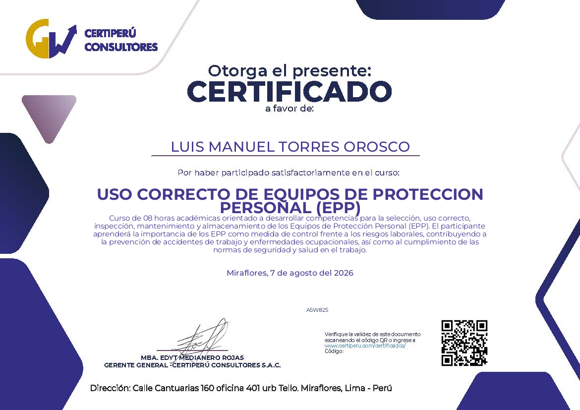 Certificado