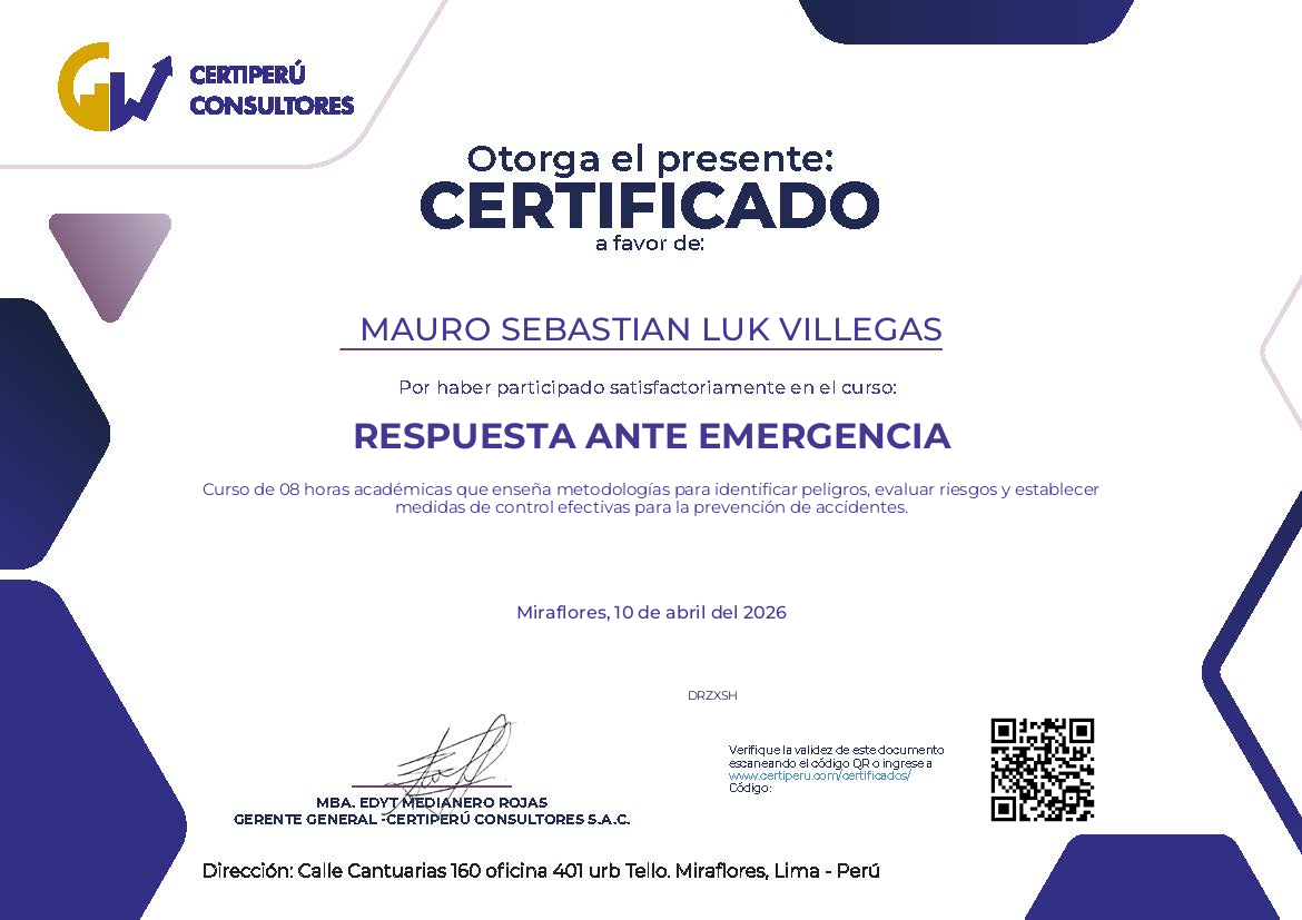 Certificado