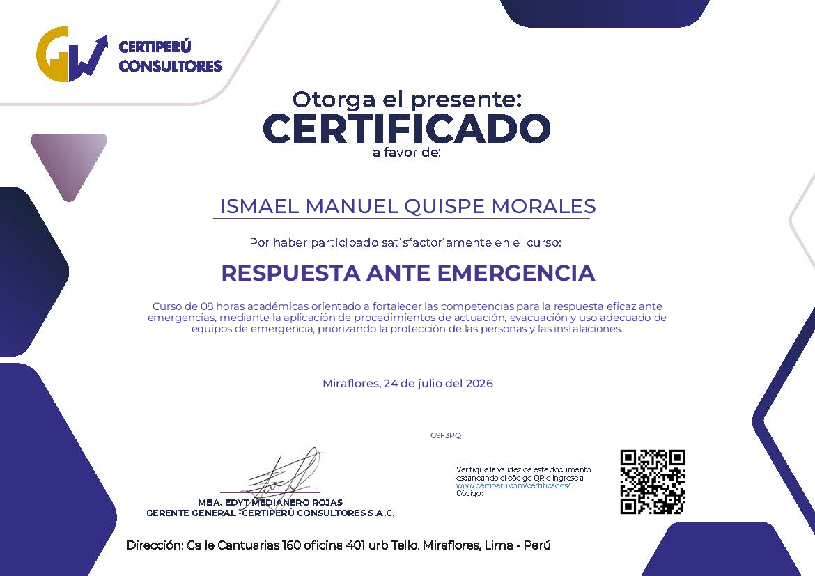 Certificado