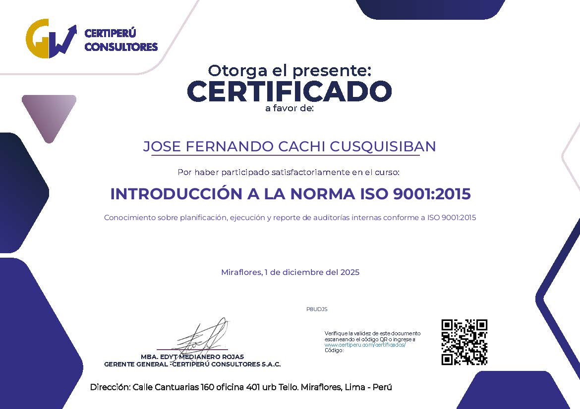 Certificado