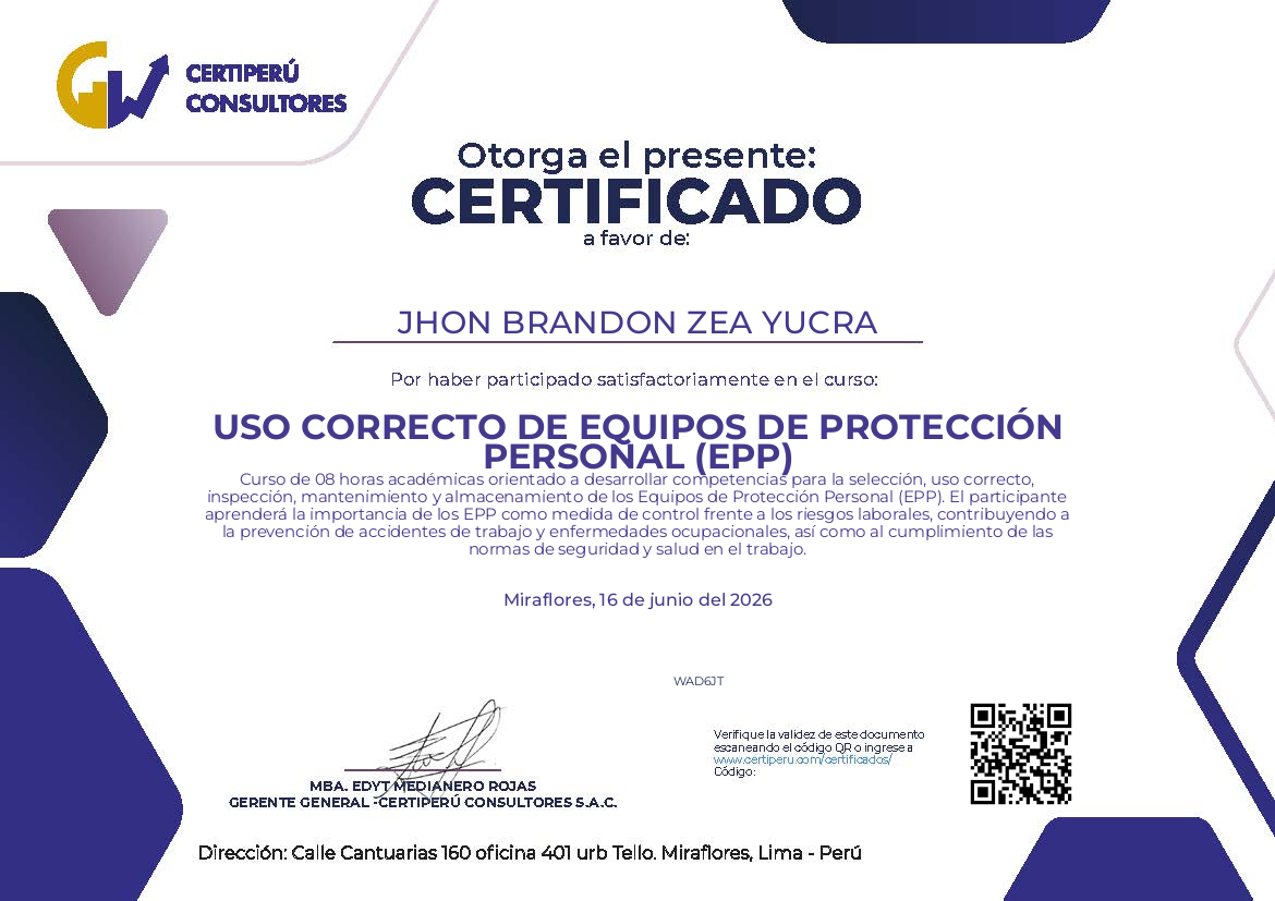 Certificado